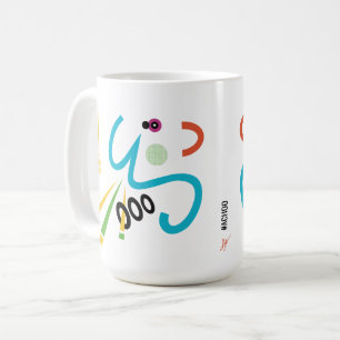 Achoo Abstrait Art Moderne Retro Mug