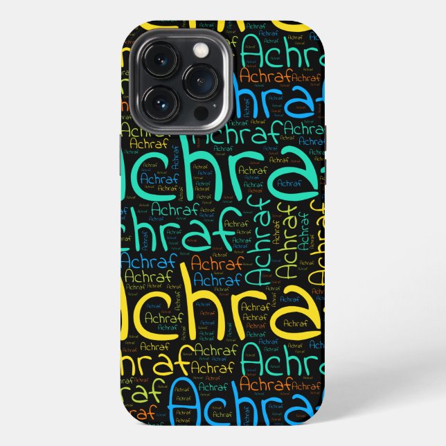 Achraf iPhone 13 Pro Max Hülle (Rückseite)
