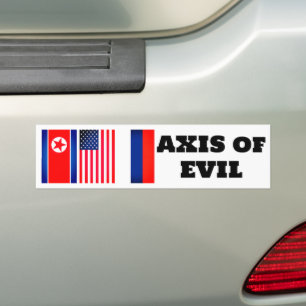 Achse des Bösen USA Autoaufkleber