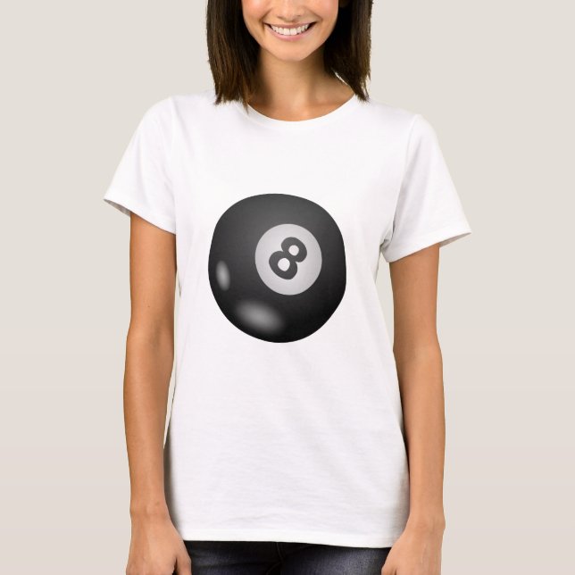 Acht - 8 - Ball T-Shirt (Vorderseite)