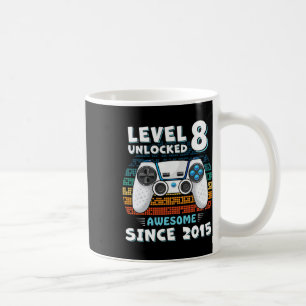 Acht 8 Jahre Sonnenson Boy Funny Gamer 8 Jahre alt Kaffeetasse