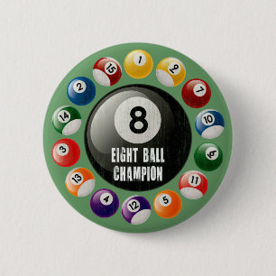 ACHT BALL-MEISTER BUTTON