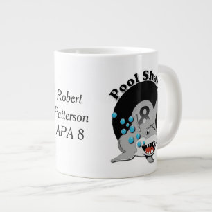 Acht Ball-Pool-Haifisch Jumbo-Tasse