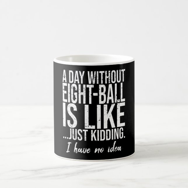Acht-Ball-Sportgeschenk Kaffeetasse (Mittel)