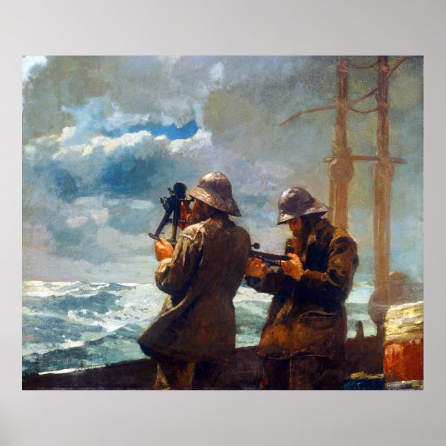 Acht Bells Winslow Homer 1886 Poster (Vorne)