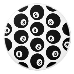 Acht Billard-Billard-Muster CUSTOM-FARBE Keramikknauf