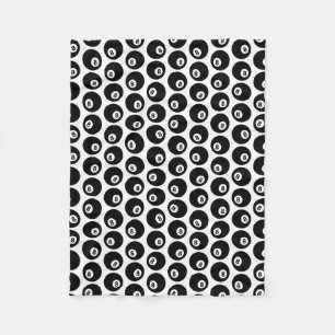 Acht Billard Billard Pool Muster CUSTOM FARBE Fleecedecke