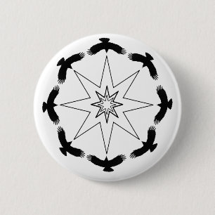 Acht Crow Star Button