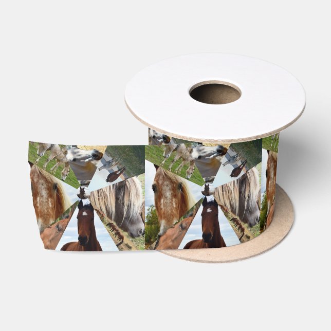 Acht Dreiecke Pferde, Satin Ribbon Satinband (Spule)