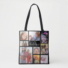 Acht Foto der Monogram-Familie individuell Tasche