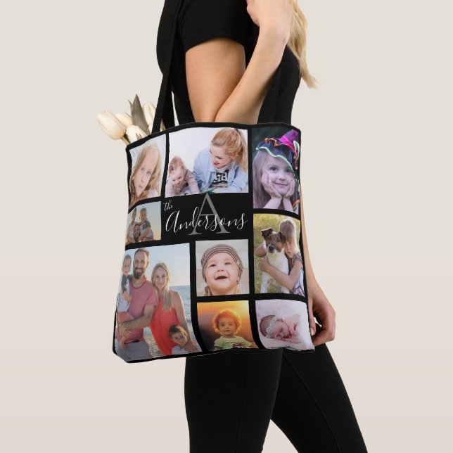 Acht Foto der Monogram-Familie individuell Tasche (Von Nahem)