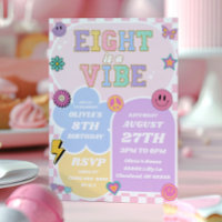Acht ist ein Vibe Preppy Patch 8. Geburtstagsparty