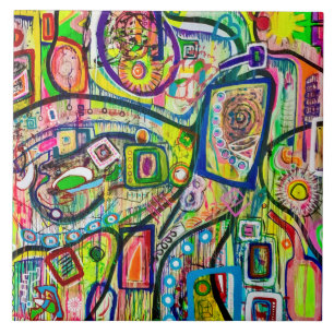 Acht Martinis 6 x 6 Keramiken Tile Fliese