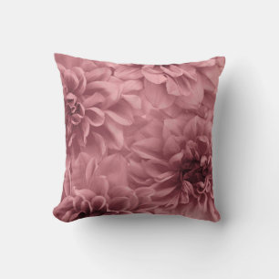 Acht Mauve Dahlias Floral Cluster Kissen