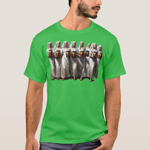Acht Milchsägemehle abgeschnitten T-Shirt