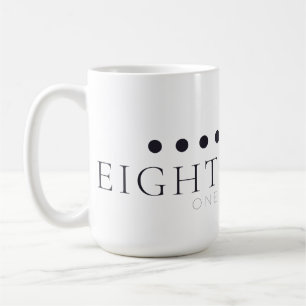 Acht Nächte, Ein Wunder Hanukkah Minimalist Tasse