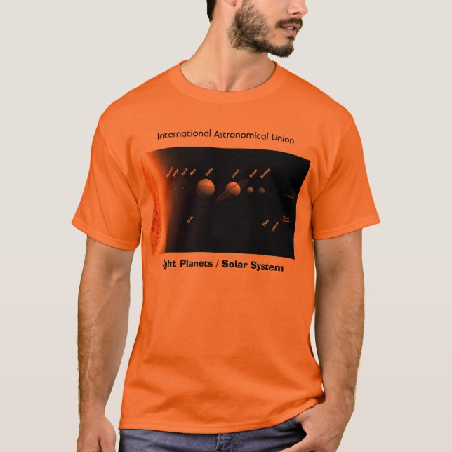 Acht Planeten und neues Sonnensystem, I T-Shirt (Vorderseite)