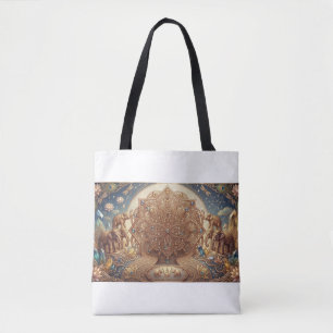 Acht-Richtungen-Glücksrad-Sigil Tasche