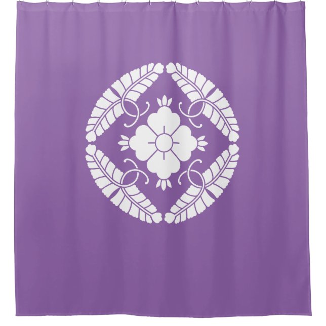 Acht Wisterias Duschvorhang (Vorderseite)
