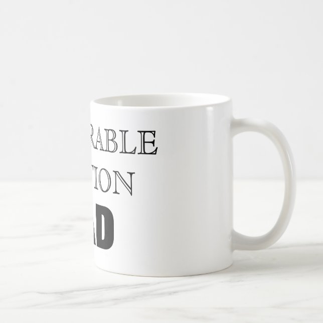 Achtbare Erwähnungs-Vater Kaffeetasse (Rechts)