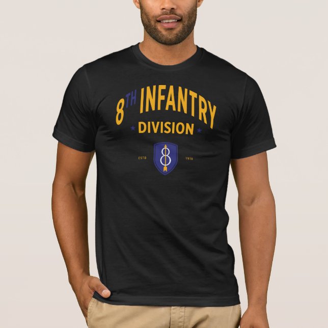 Achte Abteilung Infanterie - Militär der Vereinten T-Shirt (Vorderseite)