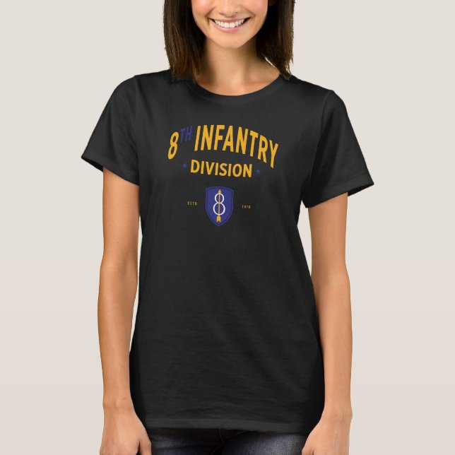 Achte Abteilung Infanterie - Militär der Vereinten T-Shirt (Vorderseite)