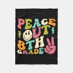 Achte Klasse Groovy Abschluss am letzten Schultag Fleecedecke