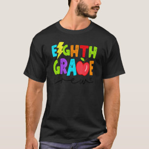 Achte Klasse Lehrer Student zurück zur Schule 8. G T-Shirt