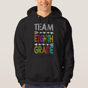 Achte Klasse Lehrer zurück zur Schule Hoodie