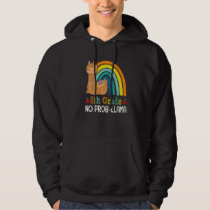 Achte Klasse No Prob Llama Achte Klasse Teamlehrer Hoodie