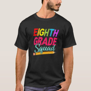 Achte Klasse Platz erster Tag der Schule zurück bi T-Shirt