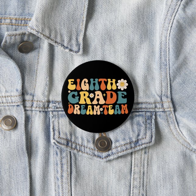 Achte Klasse Traumteam Button (Beispiel)