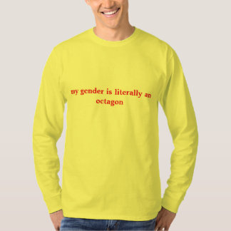 achteckiges Geschlecht T-Shirt