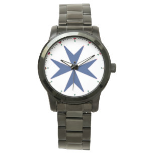 Achteckkreuz BLAU CORSAIR Armbanduhr