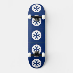 Achteckkreuz BLAU CORSAIR Skateboard