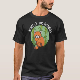 Achten Sie auf das Bambusangebot für einen roten P T-Shirt