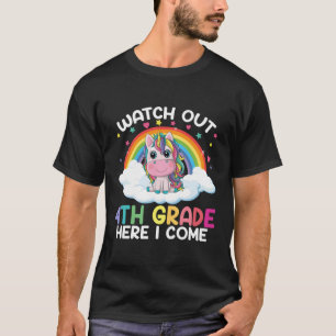 Achten Sie auf die 4. Klasse hier komme ich zurück T-Shirt