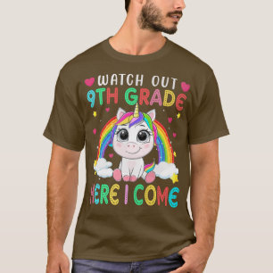 Achten Sie auf die 9. Klasse hier komme ich zurück T-Shirt