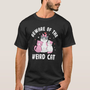 Achten Sie auf die komische Cat Cat Mama Spaß Cat  T-Shirt