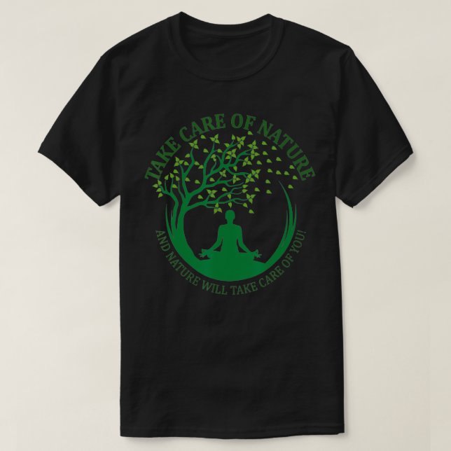 Achten Sie auf die Natur David Attenborough Rett E T-Shirt (Design vorne)