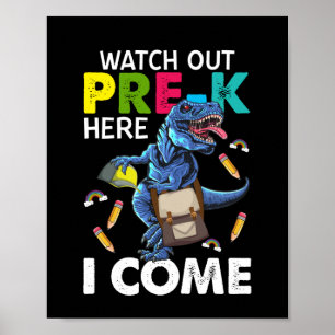 Achten Sie auf die Vorbereitungen hier komme ich Poster