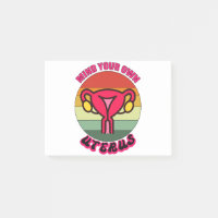 Achten Sie auf Ihre eigene Uterus Pro Wahl Feminis