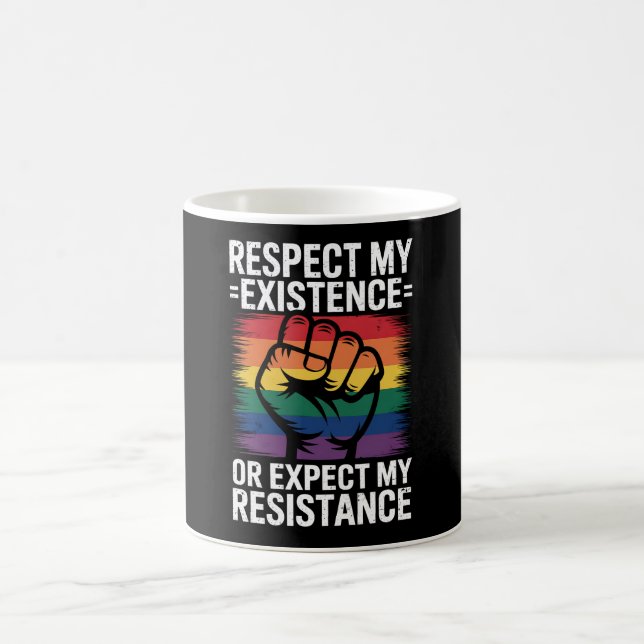 Achten Sie auf meine Existenz oder erwarten Sie me Kaffeetasse (Mittel)