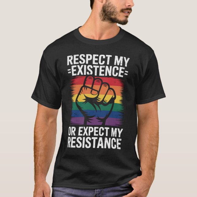 Achten Sie auf meine Existenz oder erwarten Sie me T-Shirt (Vorderseite)