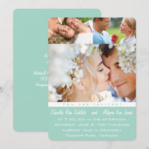 Achten Sie darauf, dass Ihr Foto Hochzeiten einläd Einladung