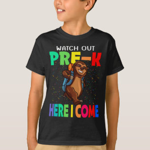 Achten Sie darauf, hier komme ich zurück zur Schul T-Shirt
