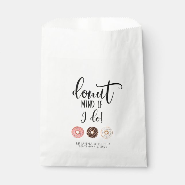 Achten Sie darauf, wenn ich Gastgeschenk Hochzeit- Geschenktütchen (Vorderseite)