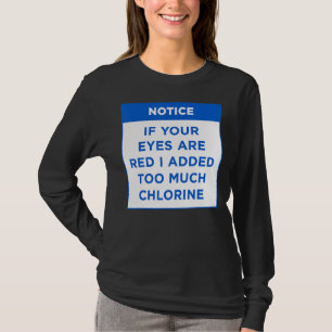 Achten Sie darauf, wenn Ihre Augen rot sind Meine  T-Shirt