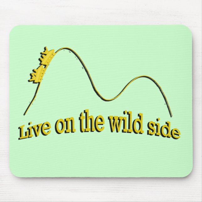 Achterbahn Mousepad (Vorne)