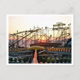 Achterbahn, Seaside Heights NJ Vintage Postkarte